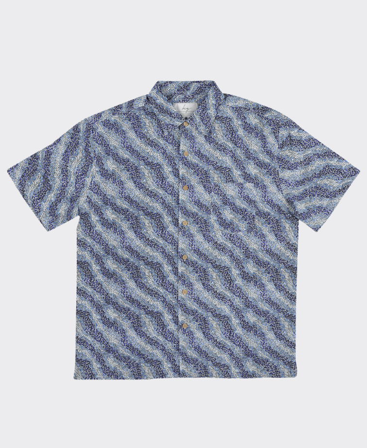 Kingston Grange Shirt S/S Bamboo Fire Country