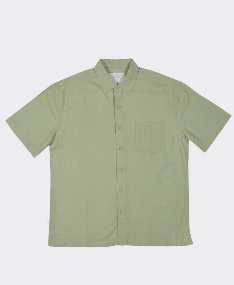 Kingston Grange Shirt S/S Bamboo Sage