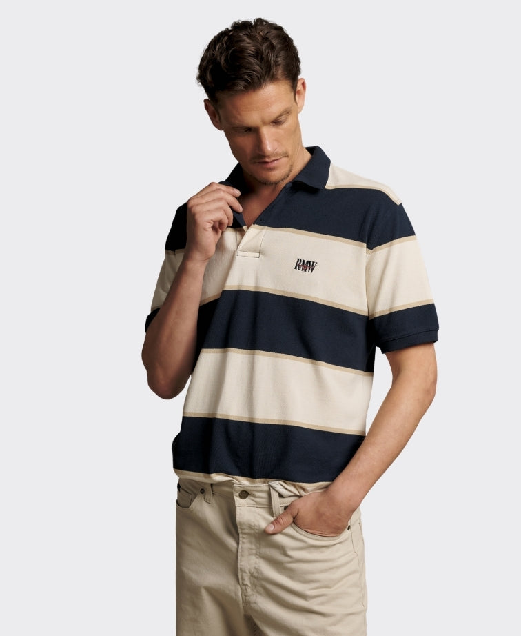 RMW Balmain Stripe Polo