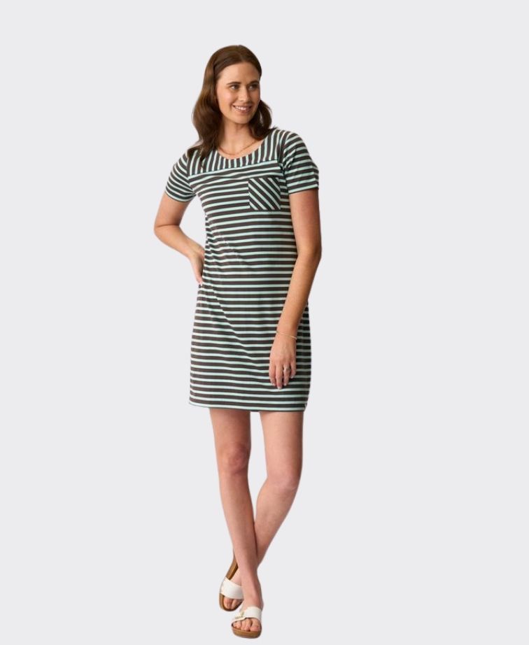 Charlie Jane Dress Milford Stripe