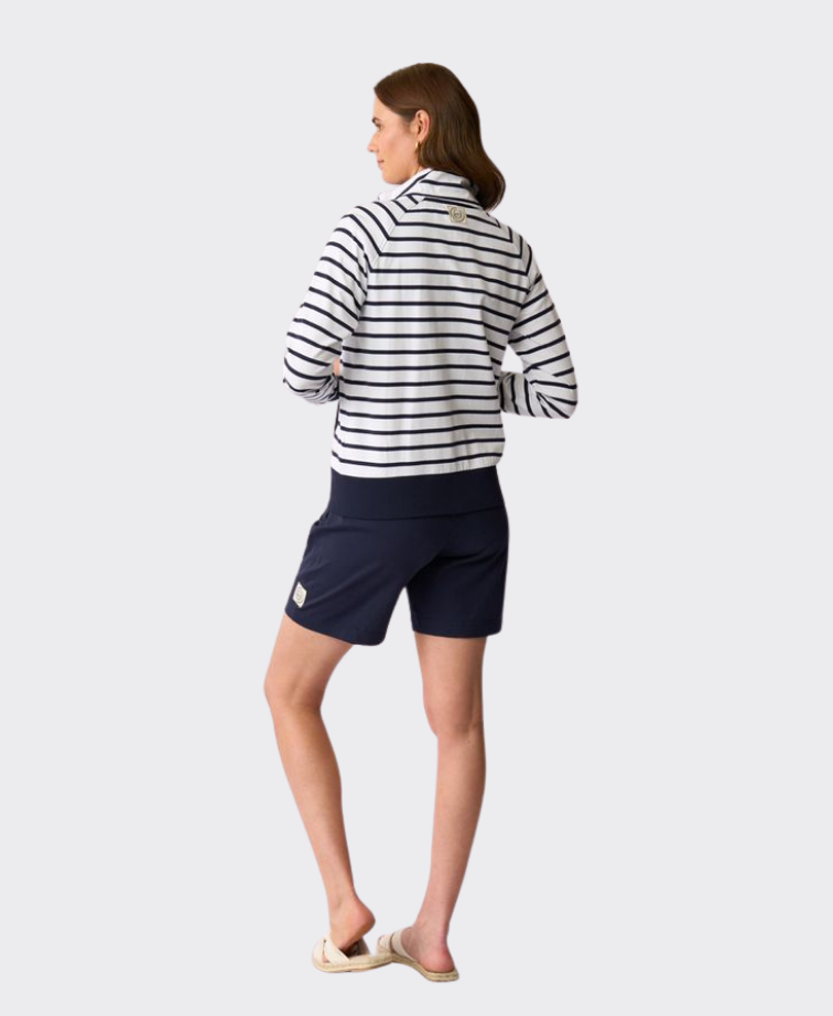 Charlie Jane Sweater Stripe Featherson Zip