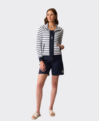 Charlie Jane Sweater Stripe Featherson Zip