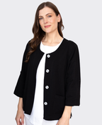 White On Black Jacket Lightweight
