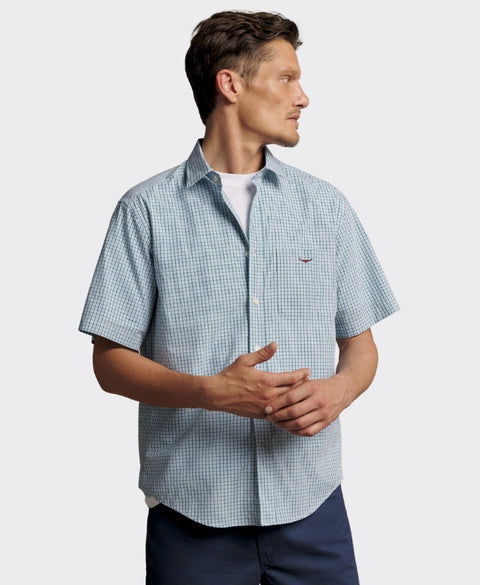 RMW Quinn Poplin Check SS Shirt