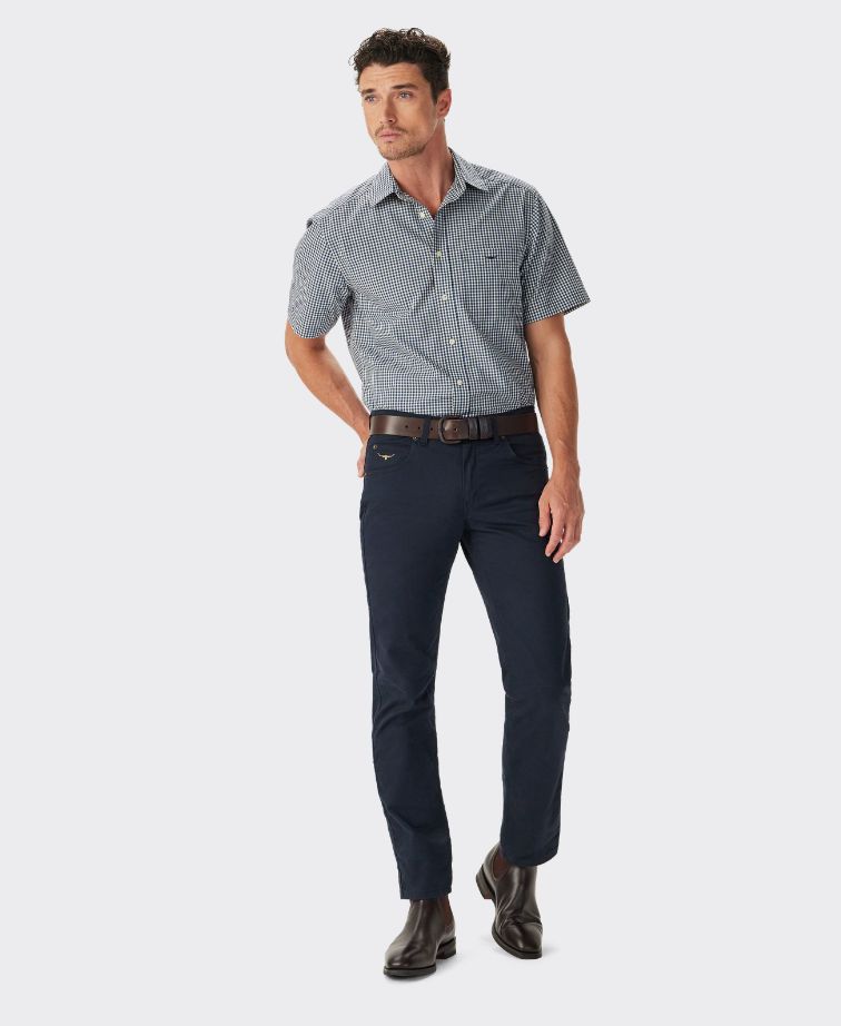 RMW Mogo Poplin Check S/S Shirt
