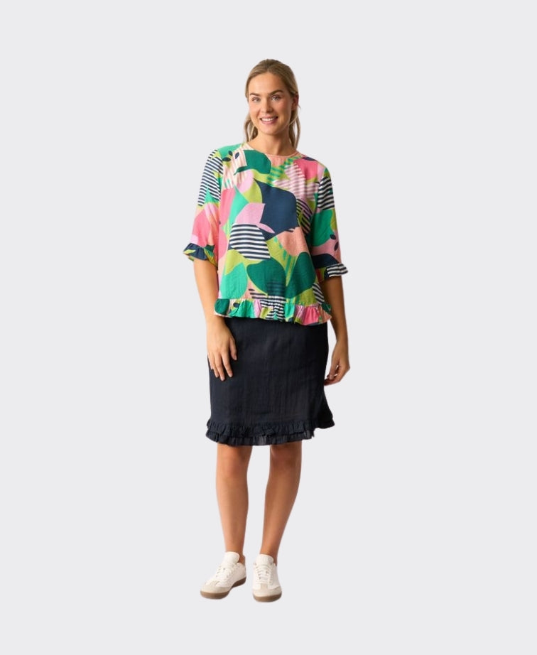 Foil Top Scoop Hem