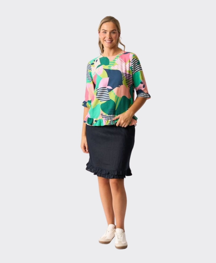Foil Top Scoop Hem