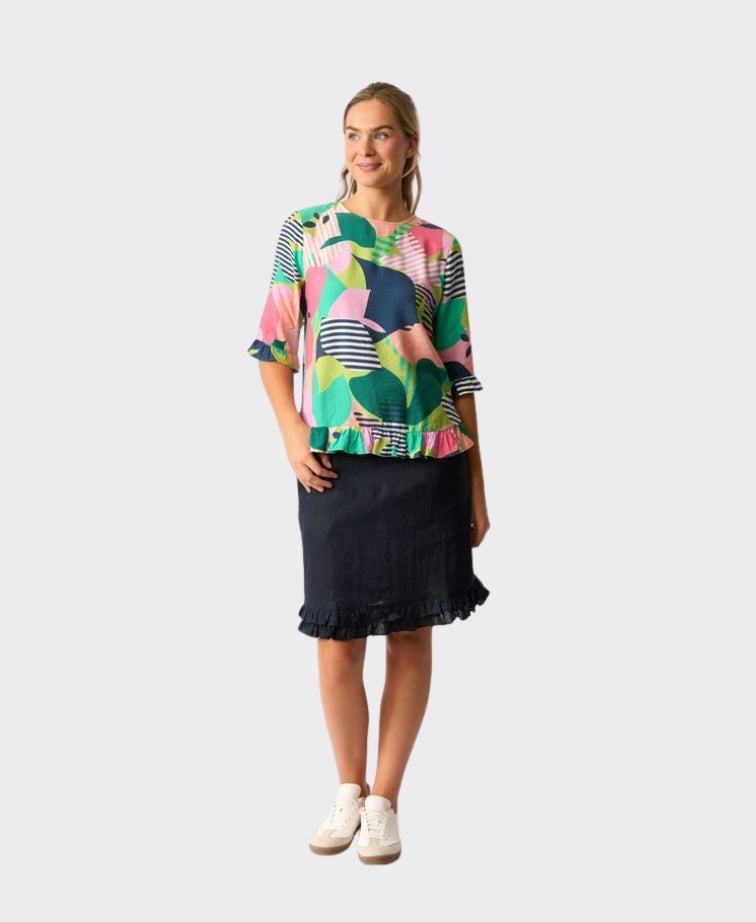 Foil Top Scoop Hem