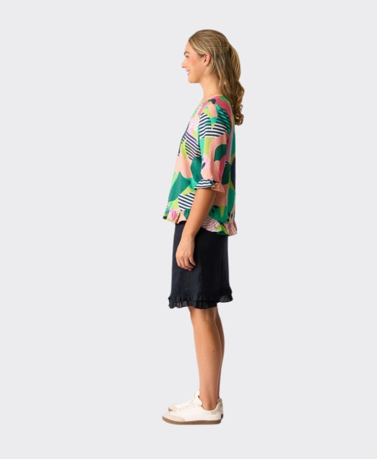Foil Top Scoop Hem