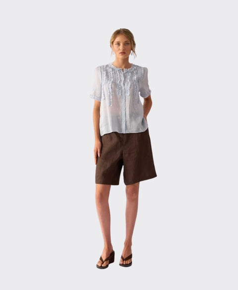 Foil Shorts Perfect Pair Linen