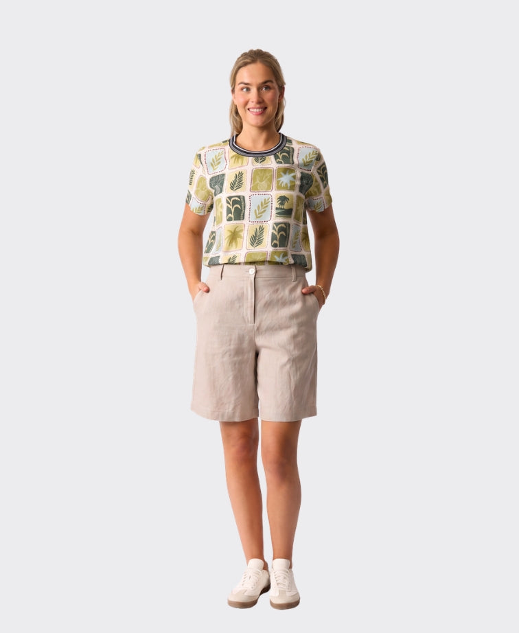 Foil Shorts Perfect Pair Linen