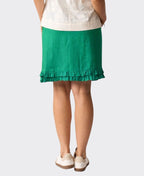 Foil Skirt Ruffle Dreams Linen