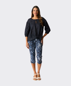 Esplanade Pant 3/4 Cotton/Nylon Printed