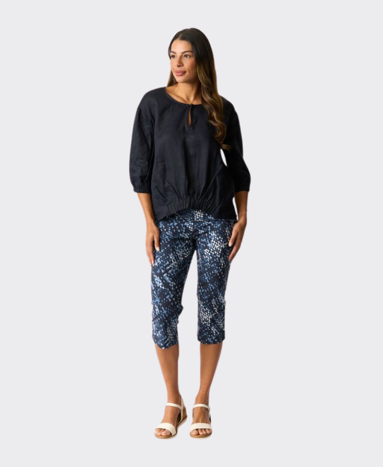 Esplanade Pant 3/4 Cotton/Nylon Printed