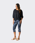 Esplanade Pant 3/4 Cotton/Nylon Printed