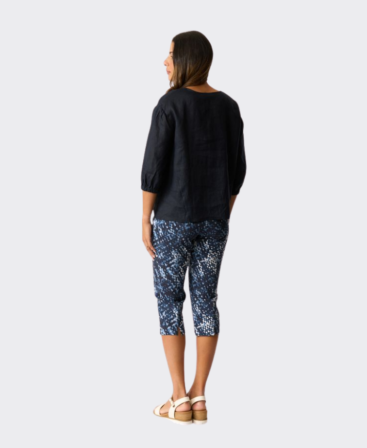 Esplanade Pant 3/4 Cotton/Nylon Printed