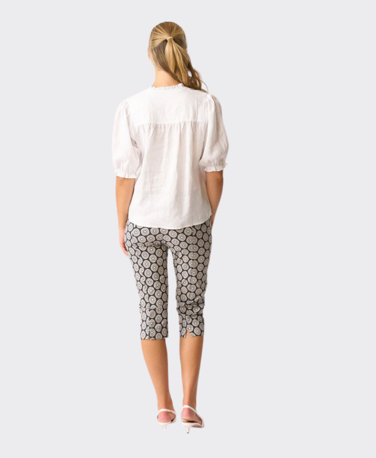 Esplanade Pant 3/4 Cotton/Nylon Printed
