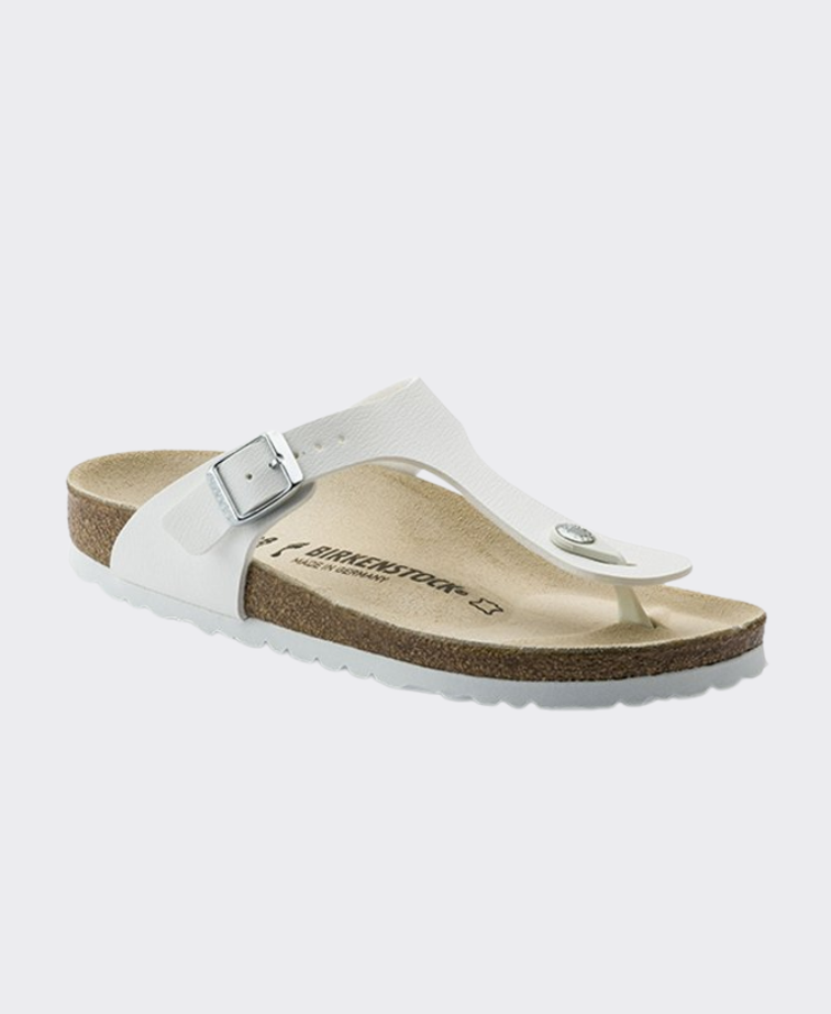 Birkenstock Gizeh Birko Flor White Regular