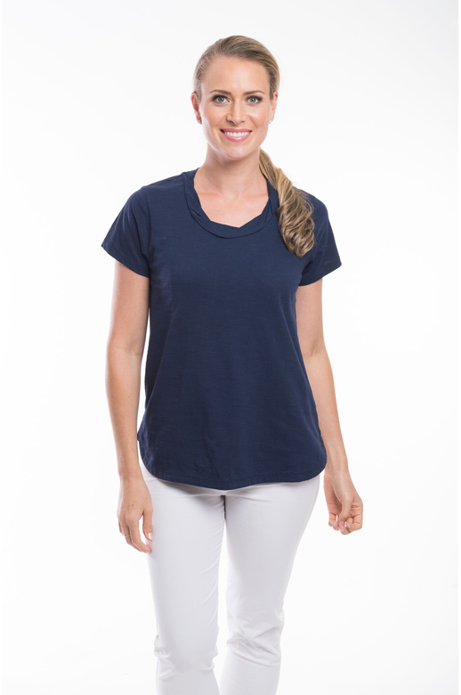 Orientique Tee Twist Neck