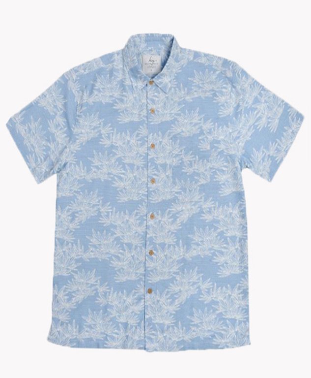 Kingston Grange Shirt S/S Bamboo Men's Shirts Yarntons Free NZ