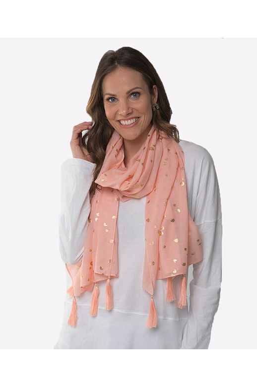 Elm Scarf Metallic Blossom