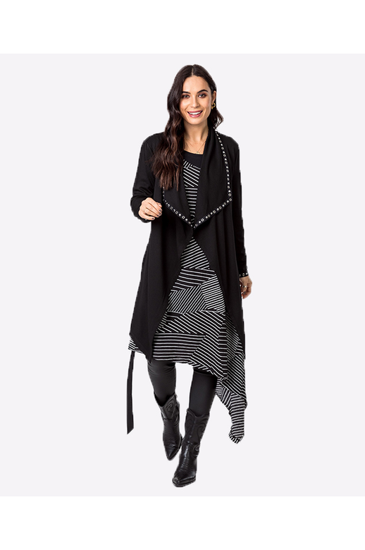 Democracy Jacket Waterfall Tape Trim