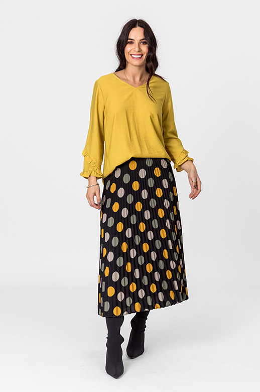 Democracy Top Plain Frill