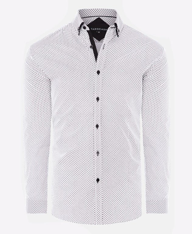 Tarocash Shirt L/S Finch Geo Print - Brands-Mens : Yarntons | New ...