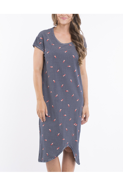 Elm Dress Stripe Toucan