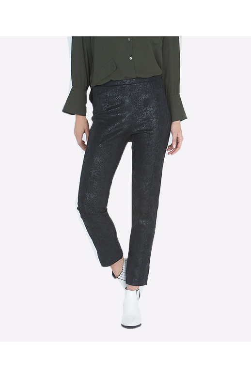 Privilege Trouser Pull On Croc Print