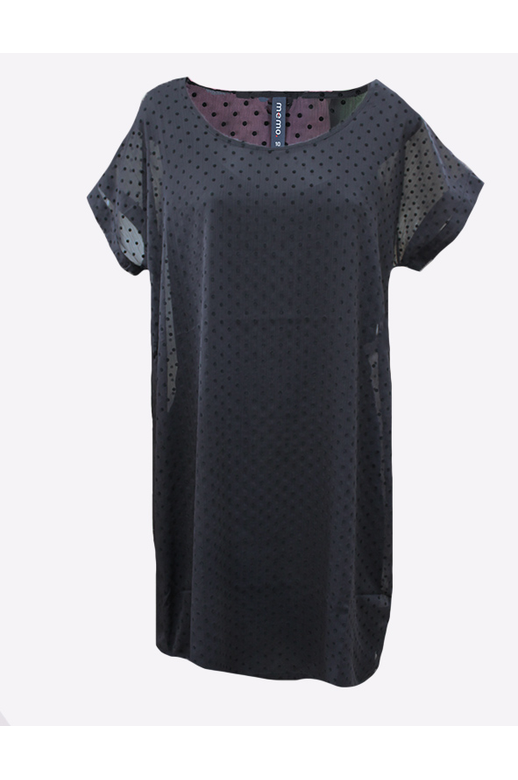 Memo Tunic Print Turn Up Cuff