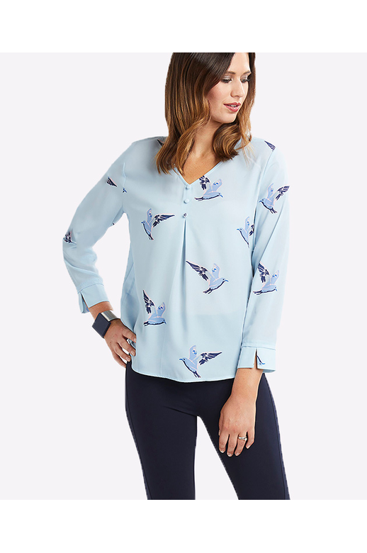 Foil Blouse Reversible BrandsLadiesFoil Yarntons New Zealand’s