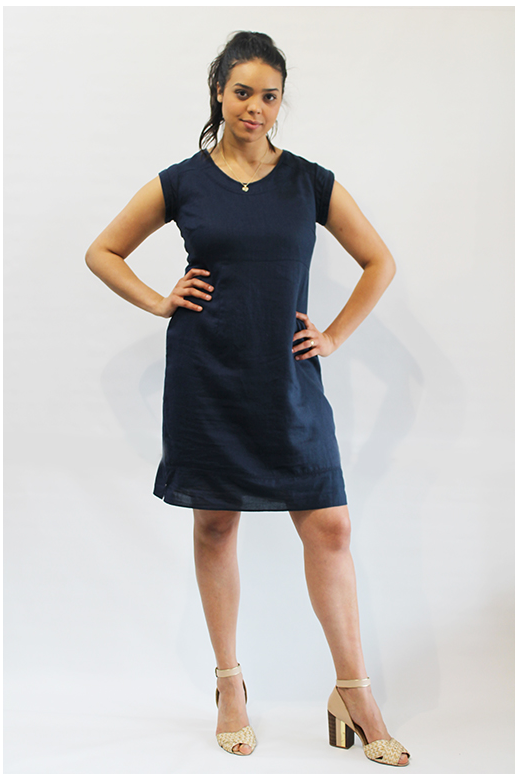 Preen Dress S/S Panel Linen