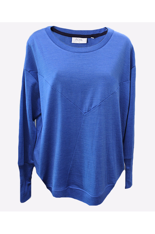 Foil Knit Assymetrical Panel