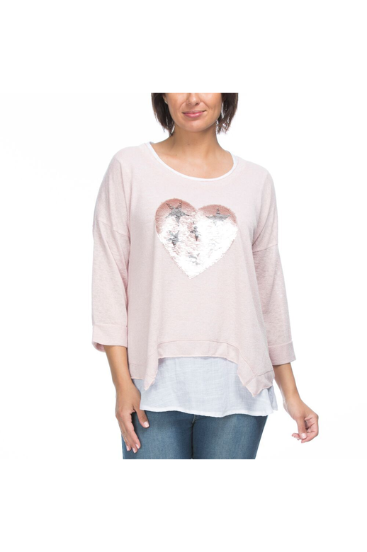 Threadz Top Seqiun Heart