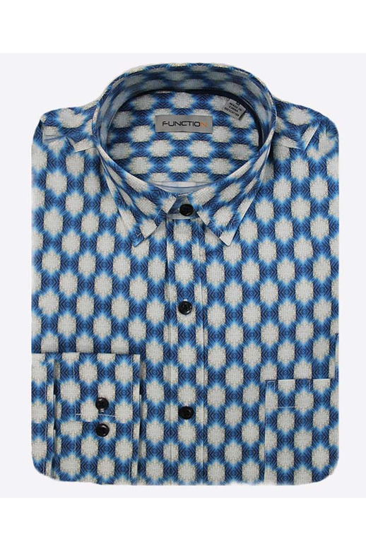 Function Shirt L/S Stripe/Spot