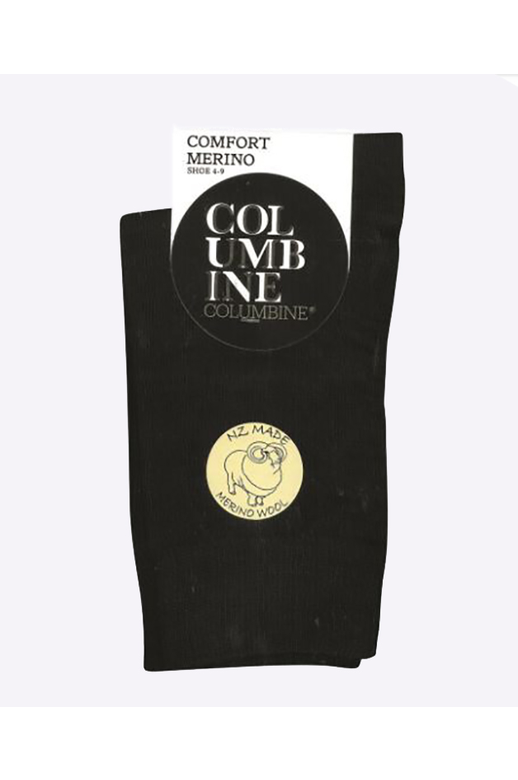 Columbine Comfort Merino Crew Plain