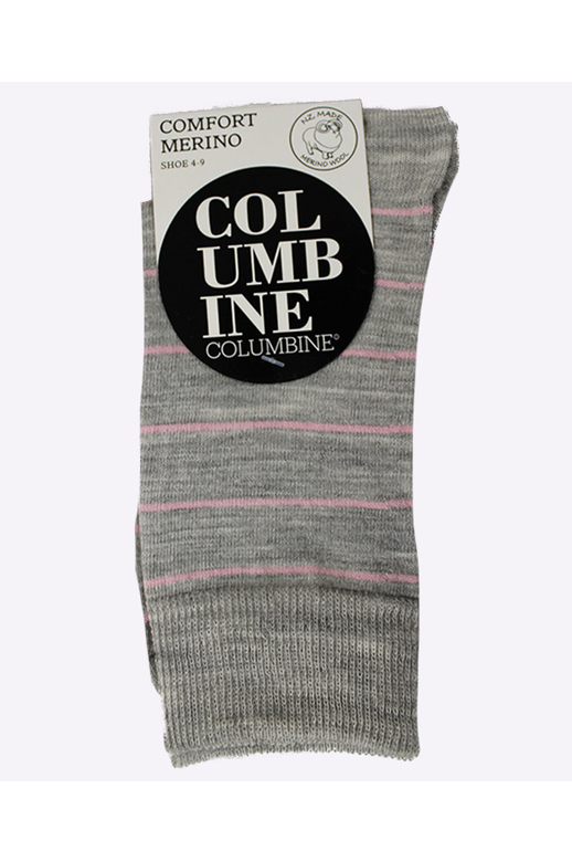 Columbine Comfort Merino Crew Stripe