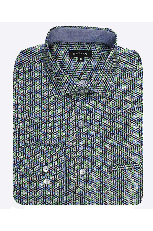 Berlin Shirt L/S Bright Circles Print