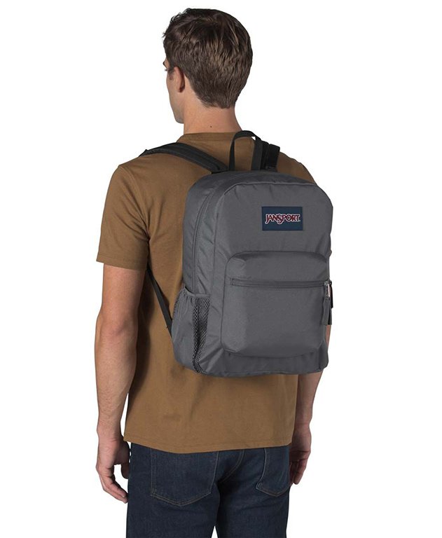 Jansport Cross Town Deep Grey School Bags Yarntons Free NZ