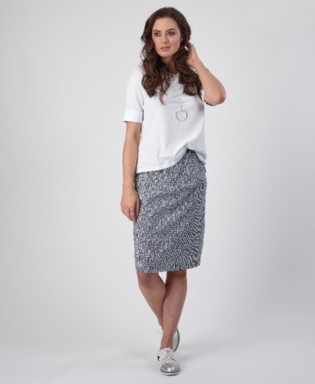 Vassalli Skirt Pull on Comfort Side Panel - Brands-Ladies : Yarntons ...