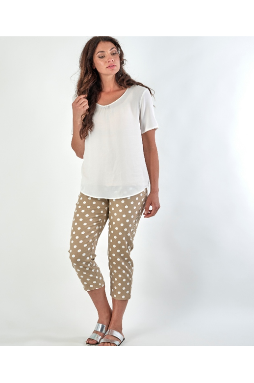 Macjays Pants Crop Pull On Spot