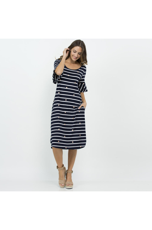 Threadz Dress Stripe Foil Spot