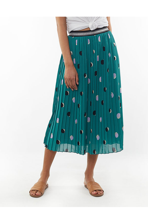 Elm Skirt Spotted Pleated