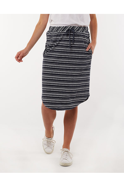 Elm Skirt Knitted Striped