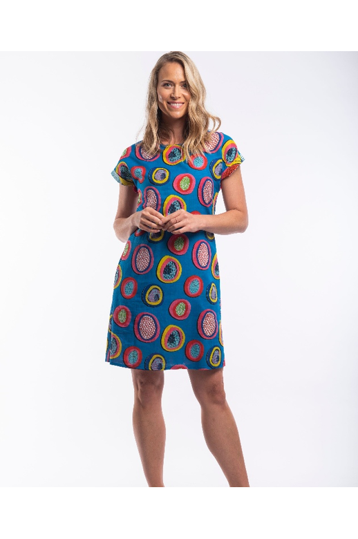 Orientique Dress S/S Reversible Catalonia