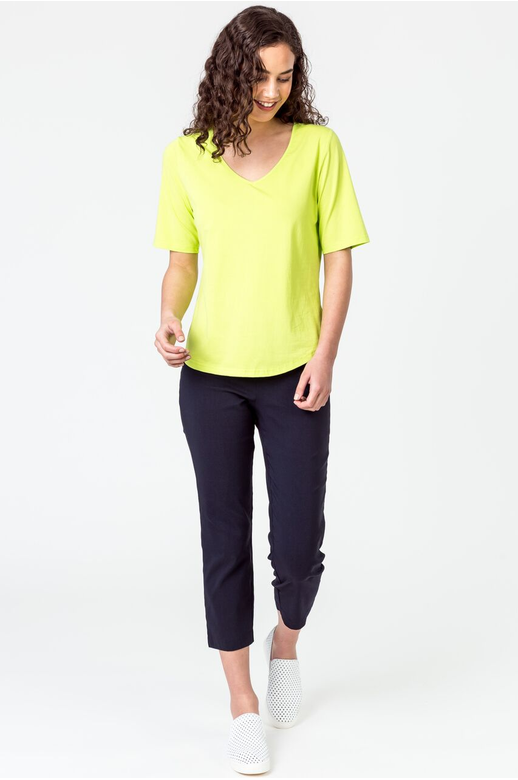 Democracy Tee Plain V Neck