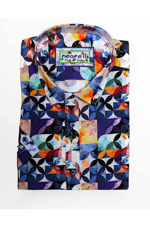 Franco Negretti Shirt S/S Puzzle