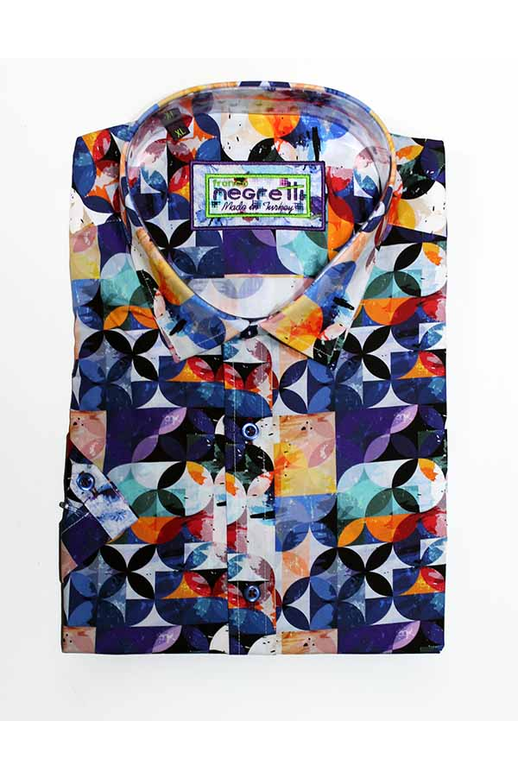 Franco Negretti Shirt S/S Puzzle