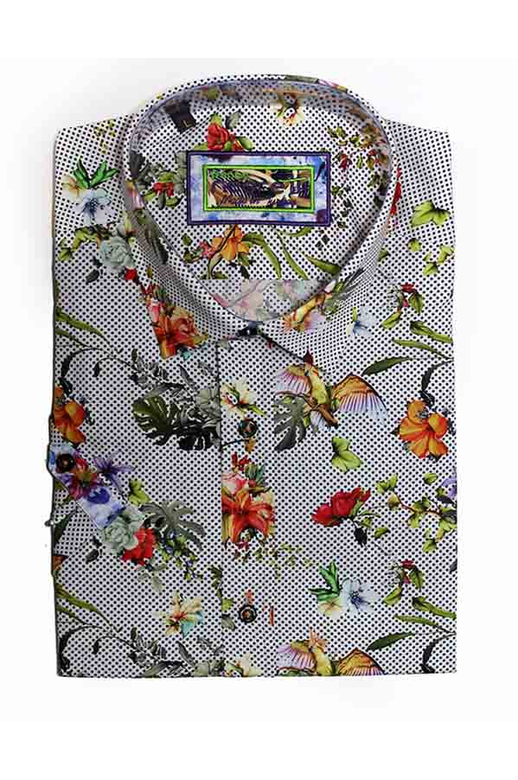 Franco Negretti Shirt S/S Parakeet